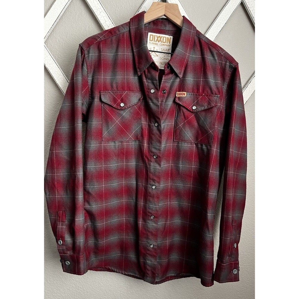 Dixxon Flannel Co. Women’s XL Saarloos + Sons Snap Plaid Flannel Shirt